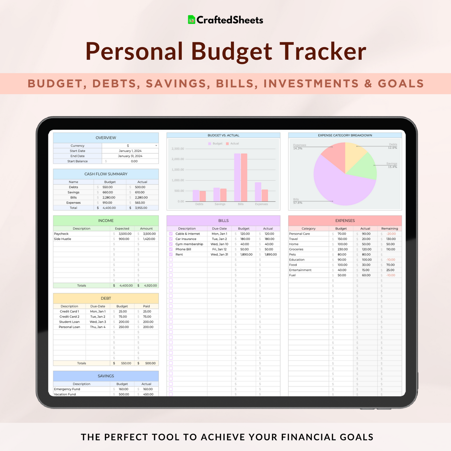 Personal Budget Tracker